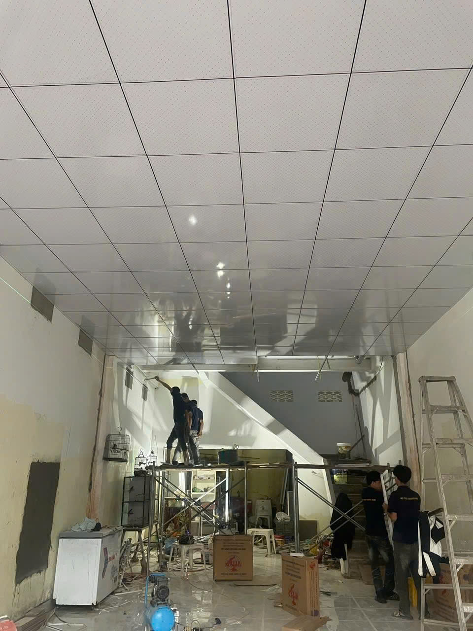 Nội thất Tân Trường Minh cải tạo tấm nhựa ốp tường giúp Queen Hotel lột xác không gian